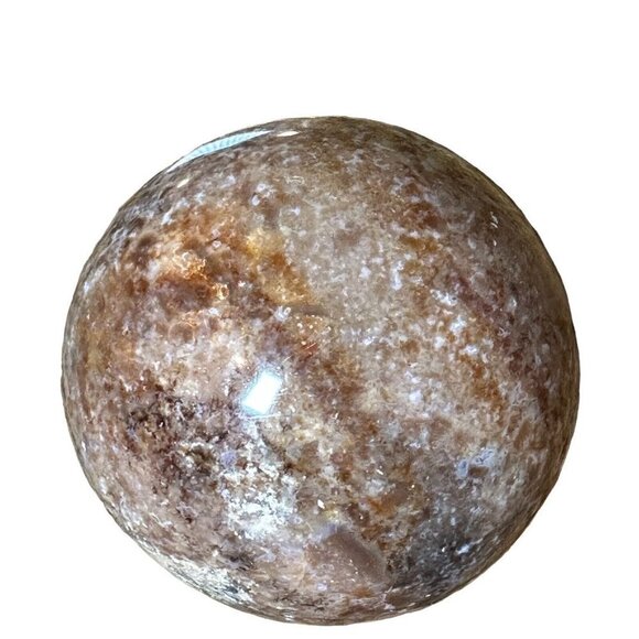 Sphere Agatized Petrified Dinosaur Bone Lapidary Polished 212 grams 2.25" D - Picture 4 of 9